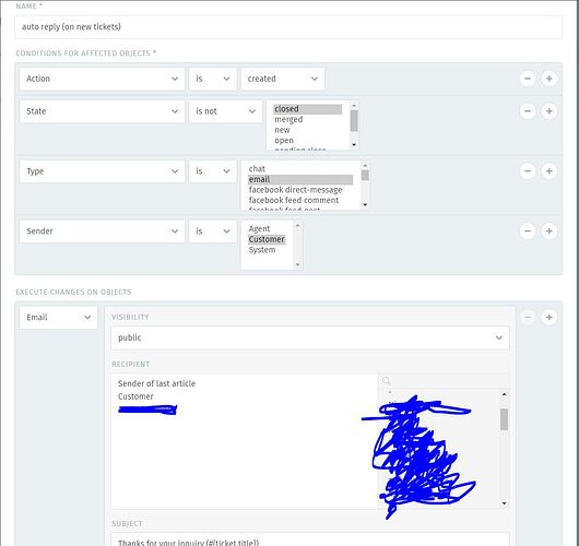 zammad email setup1 error