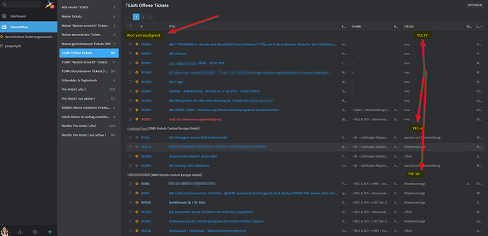 Overview _adding totals of tickets and description to grouping headline