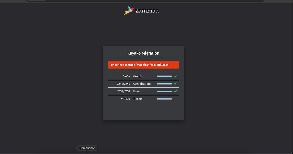 kayako to zammad migration - Technical assistance - Zammad - Community