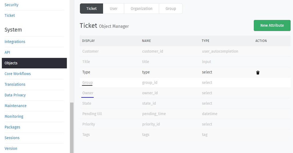How to edit system defined objects in zammad - Technical assistance ...