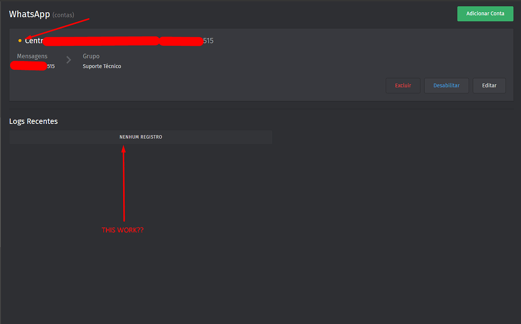 Whatsapp Integration - Technical assistance - Zammad - Community